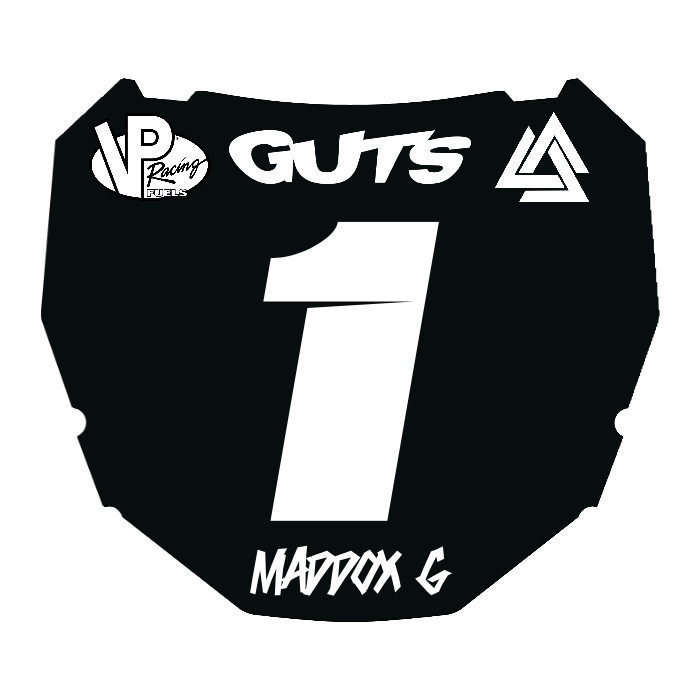 CUSTOM ODI NUMBER PLATE DECAL