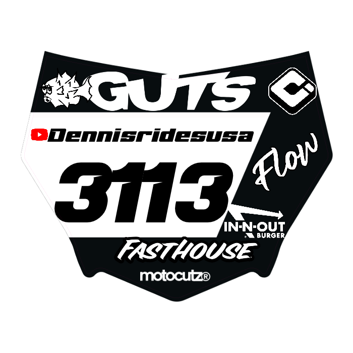CUSTOM MOTOCUTZ FRONT PLATE DECAL