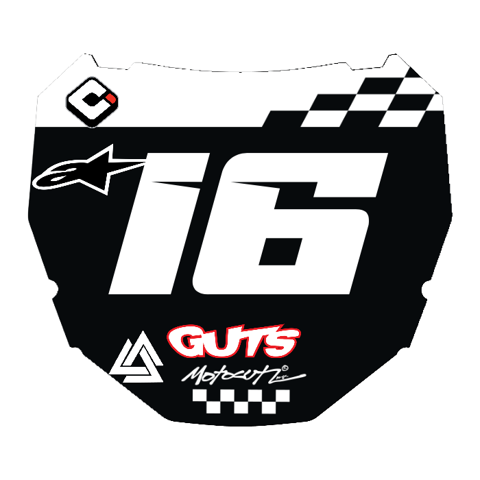 CUSTOM ODI NUMBER PLATE DECAL