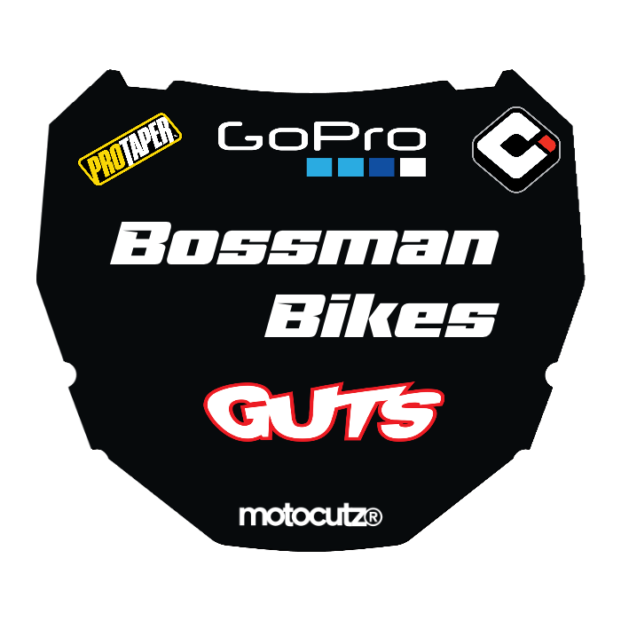 CUSTOM ODI NUMBER PLATE DECAL