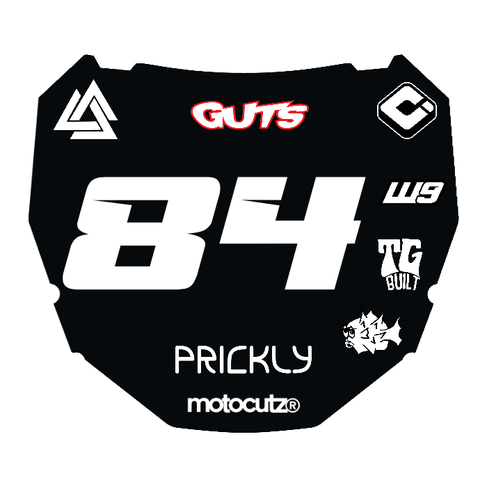 CUSTOM ODI NUMBER PLATE DECAL