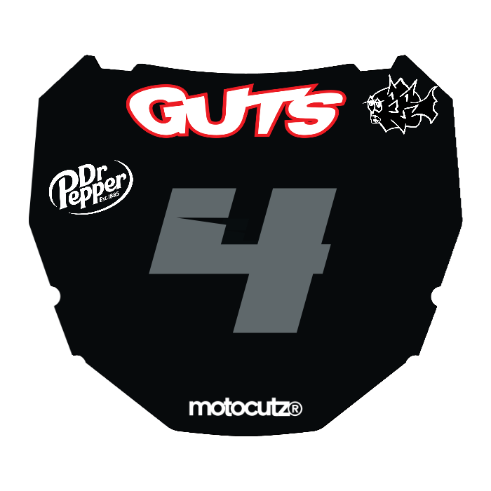 CUSTOM ODI NUMBER PLATE DECAL