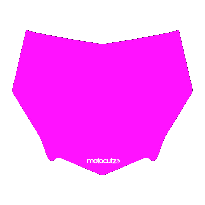 CUSTOM MOTOCUTZ FRONT PLATE DECAL