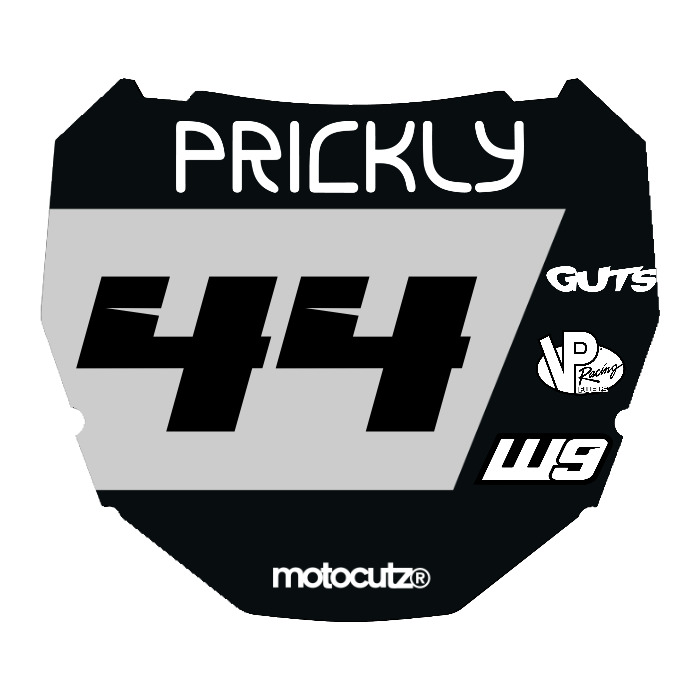 CUSTOM ODI NUMBER PLATE DECAL