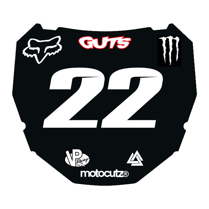 CUSTOM ODI NUMBER PLATE DECAL