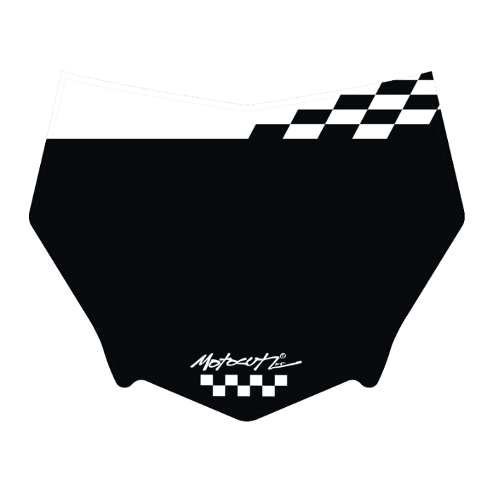 CUSTOM MOTOCUTZ FRONT PLATE DECAL