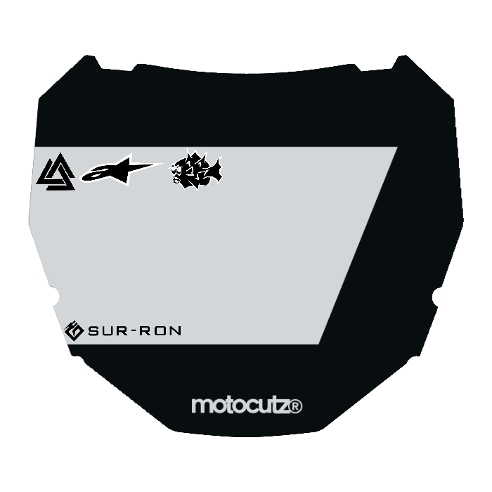 CUSTOM ODI NUMBER PLATE DECAL