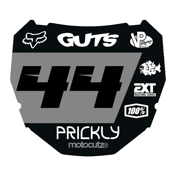 CUSTOM ODI NUMBER PLATE DECAL