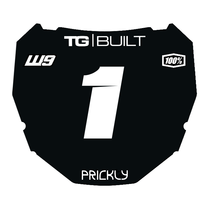 CUSTOM ODI NUMBER PLATE DECAL