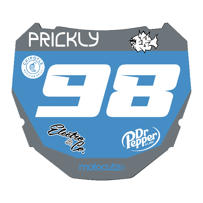 CUSTOM ODI NUMBER PLATE DECAL