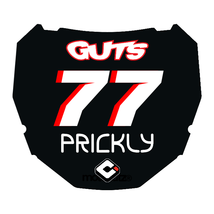 CUSTOM ODI NUMBER PLATE DECAL