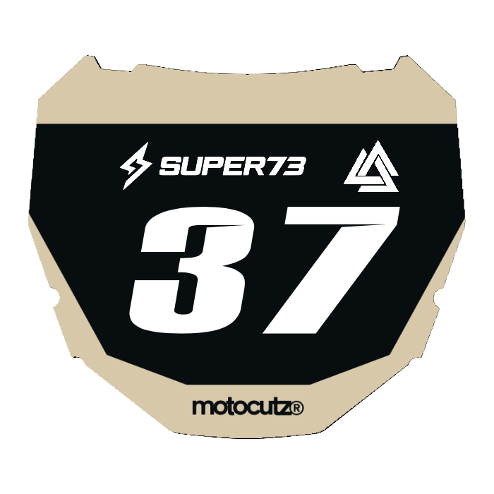 CUSTOM ODI NUMBER PLATE DECAL