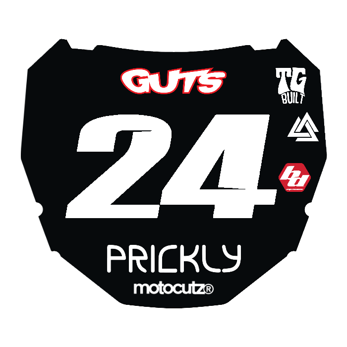 CUSTOM ODI NUMBER PLATE DECAL