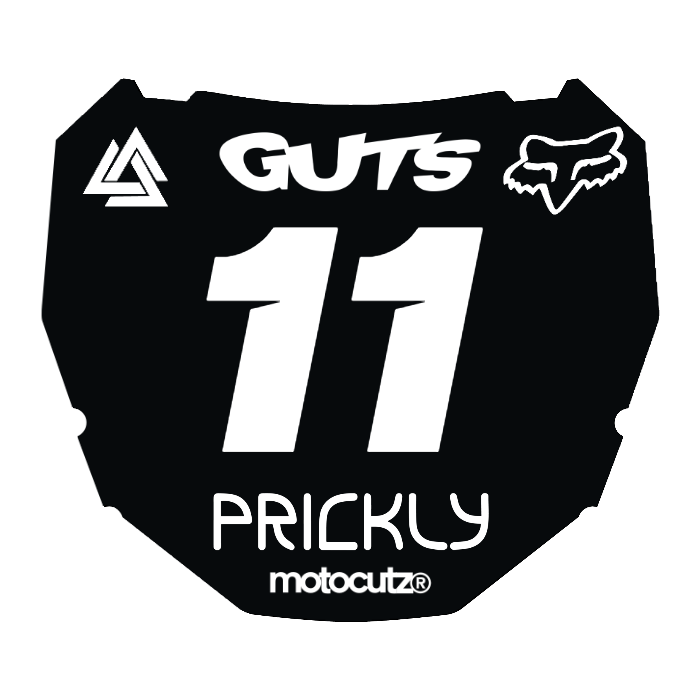 CUSTOM ODI NUMBER PLATE DECAL