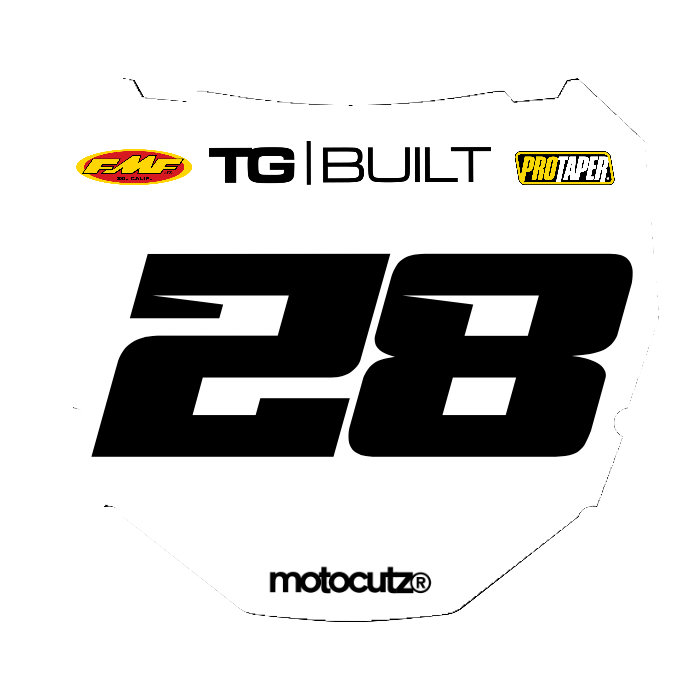 CUSTOM ODI NUMBER PLATE DECAL