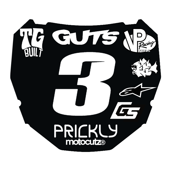 CUSTOM ODI NUMBER PLATE DECAL