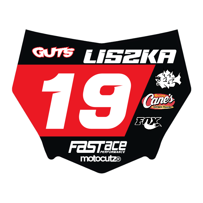 CUSTOM MOTOCUTZ FRONT PLATE DECAL