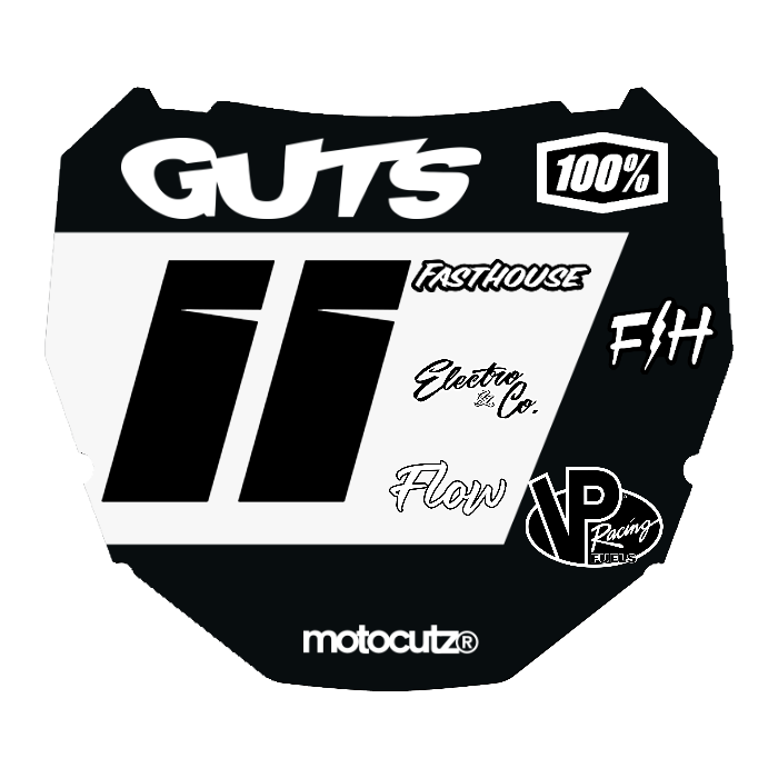 CUSTOM ODI NUMBER PLATE DECAL