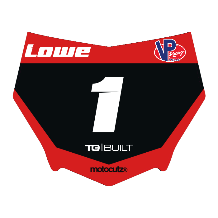 CUSTOM MOTOCUTZ FRONT PLATE DECAL