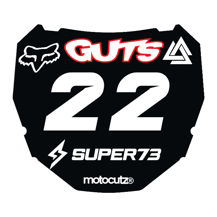 CUSTOM ODI NUMBER PLATE DECAL