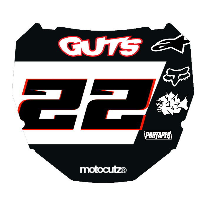 CUSTOM ODI NUMBER PLATE DECAL