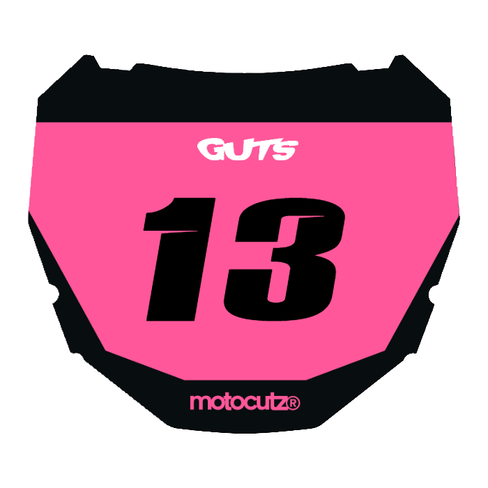 CUSTOM ODI NUMBER PLATE DECAL