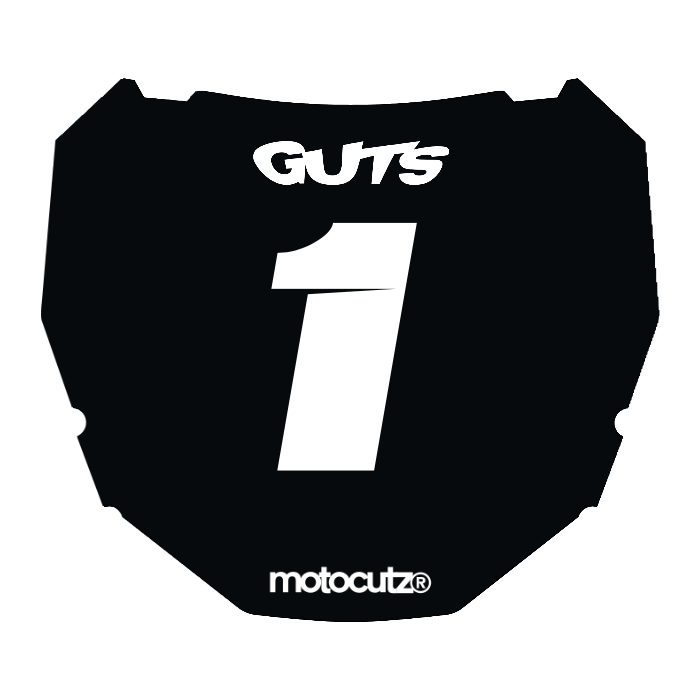 CUSTOM ODI NUMBER PLATE DECAL