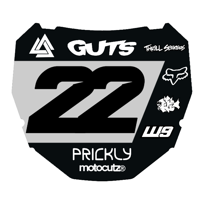 CUSTOM ODI NUMBER PLATE DECAL
