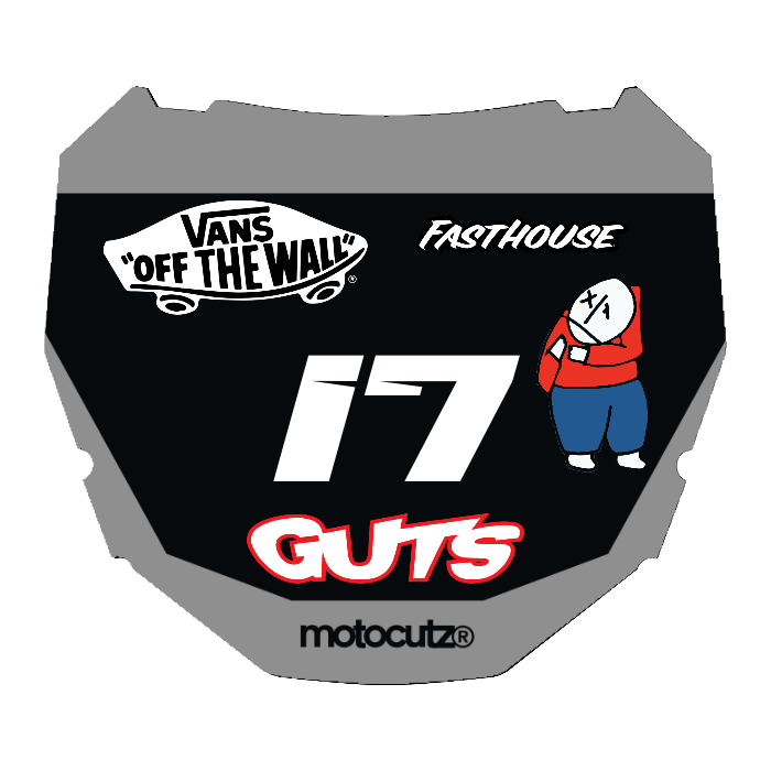 CUSTOM ODI NUMBER PLATE DECAL