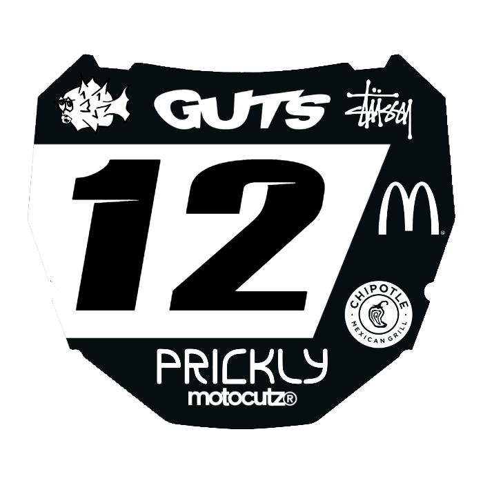 CUSTOM ODI NUMBER PLATE DECAL