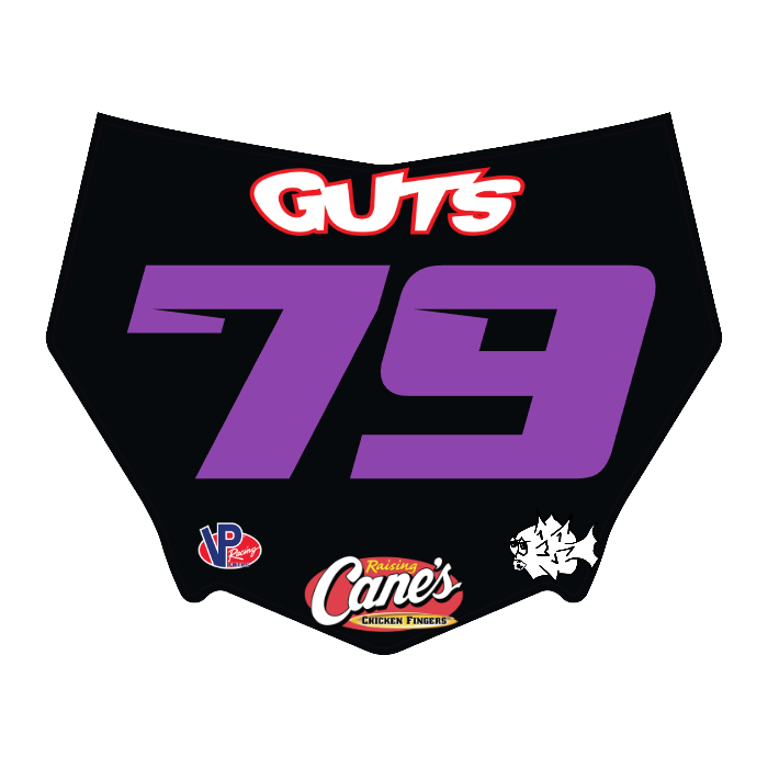 CUSTOM MOTOCUTZ FRONT PLATE DECAL