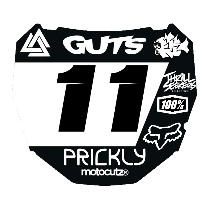 CUSTOM ODI NUMBER PLATE DECAL