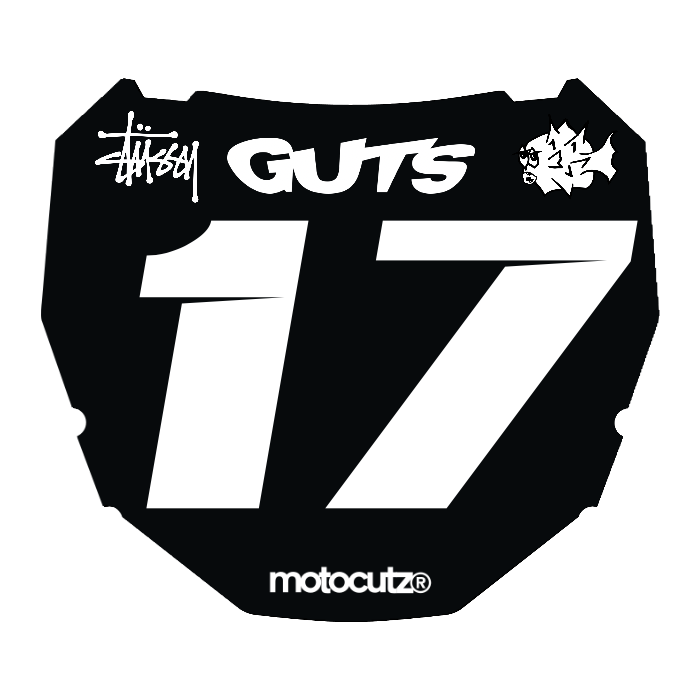 CUSTOM ODI NUMBER PLATE DECAL