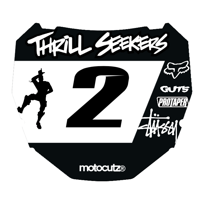 CUSTOM ODI NUMBER PLATE DECAL
