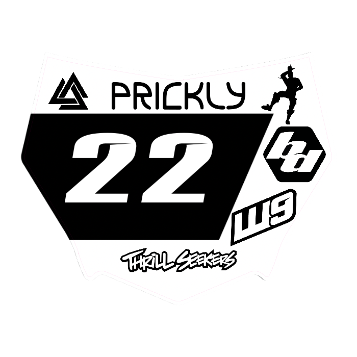 CUSTOM MOTOCUTZ FRONT PLATE DECAL