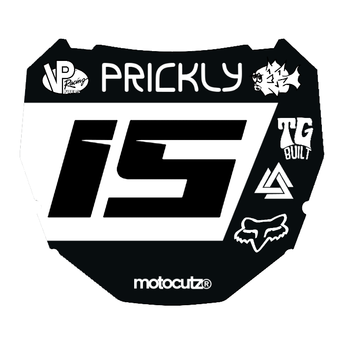 CUSTOM ODI NUMBER PLATE DECAL