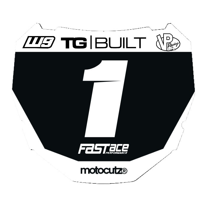 CUSTOM ODI NUMBER PLATE DECAL
