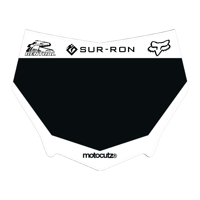 CUSTOM MOTOCUTZ FRONT PLATE DECAL