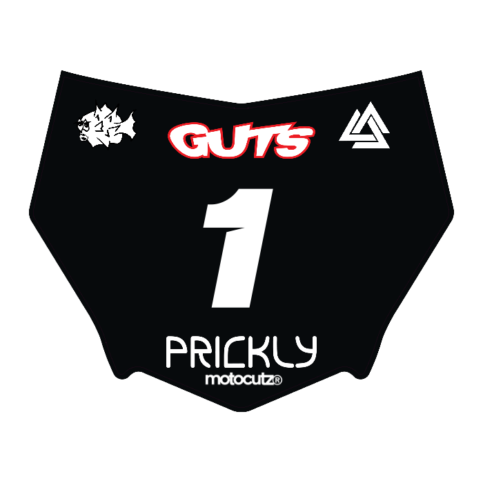 CUSTOM MOTOCUTZ FRONT PLATE DECAL