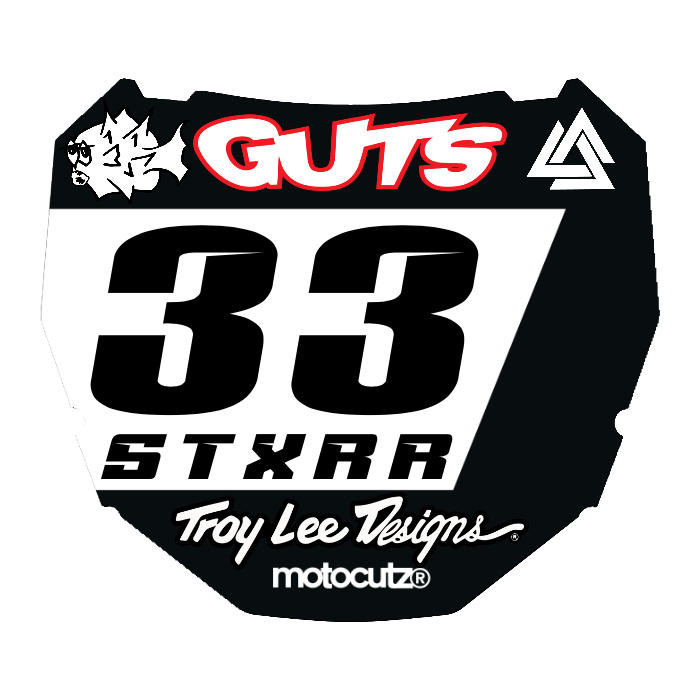 CUSTOM ODI NUMBER PLATE DECAL