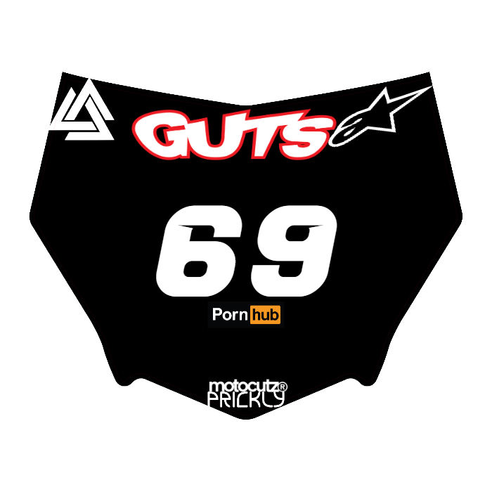 CUSTOM MOTOCUTZ FRONT PLATE DECAL