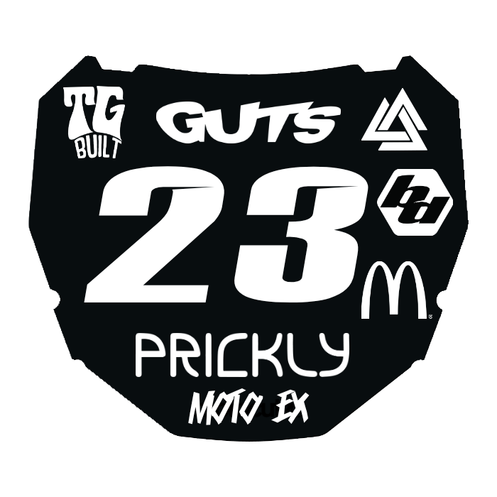 CUSTOM ODI NUMBER PLATE DECAL