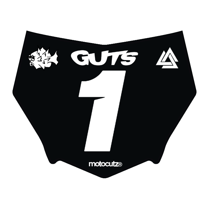 CUSTOM MOTOCUTZ FRONT PLATE DECAL