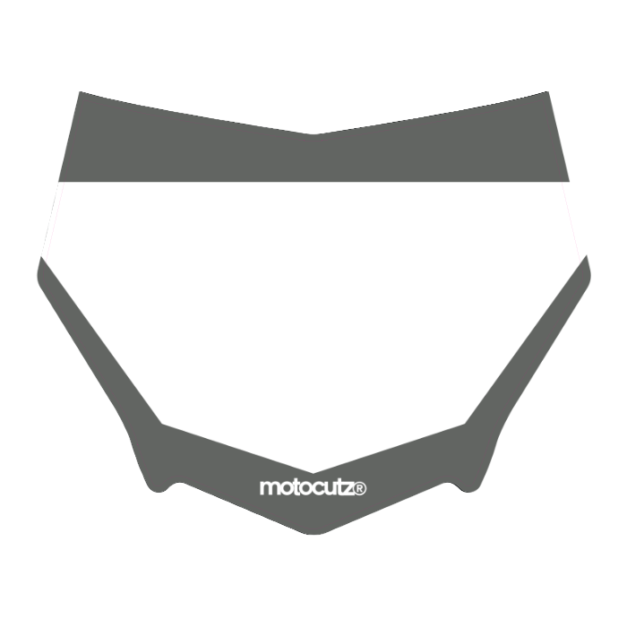 CUSTOM MOTOCUTZ FRONT PLATE DECAL