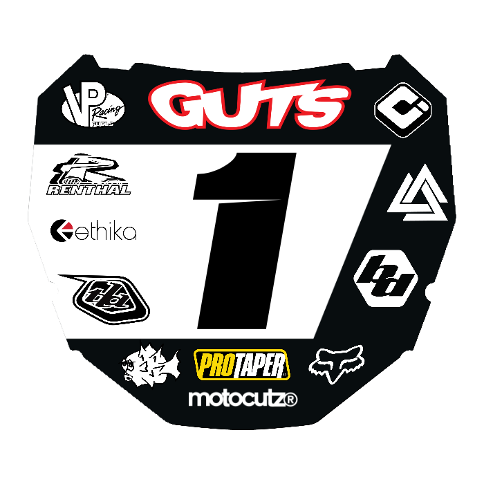 CUSTOM ODI NUMBER PLATE DECAL