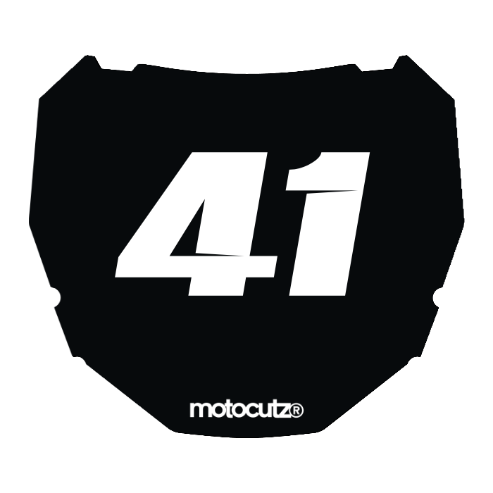 CUSTOM ODI NUMBER PLATE DECAL