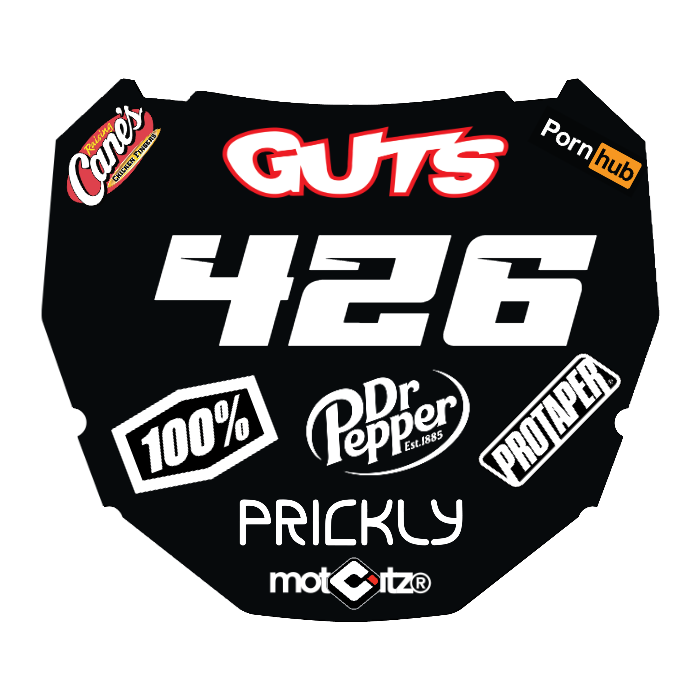 CUSTOM ODI NUMBER PLATE DECAL