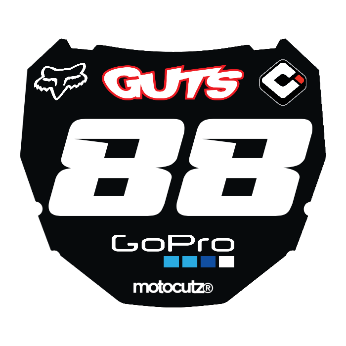 CUSTOM ODI NUMBER PLATE DECAL