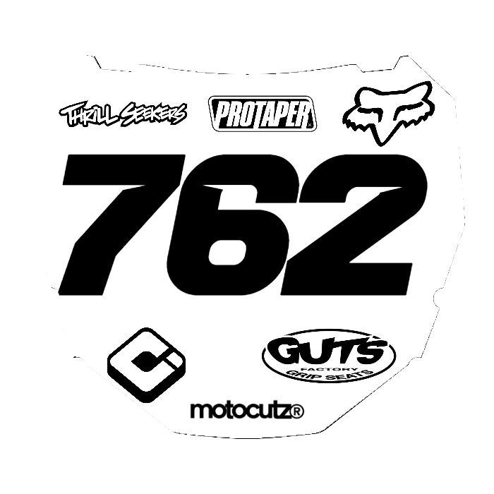 CUSTOM ODI NUMBER PLATE DECAL