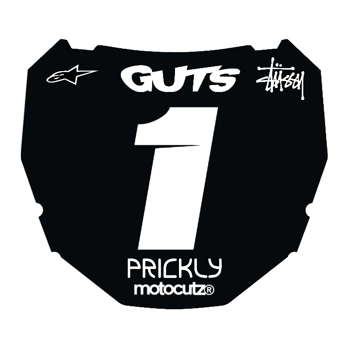 CUSTOM ODI NUMBER PLATE DECAL